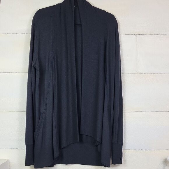 ATHLETA Women's Black Open Front Cardigan. Size S - Picture 1 of 7